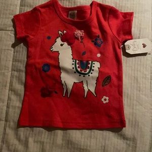 Baby Gantz Collection adorable pink lamb shirt